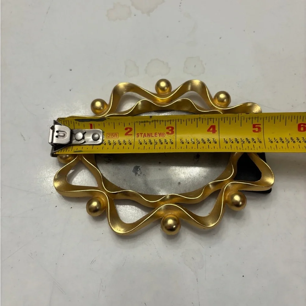 Gold tone mini picture frame